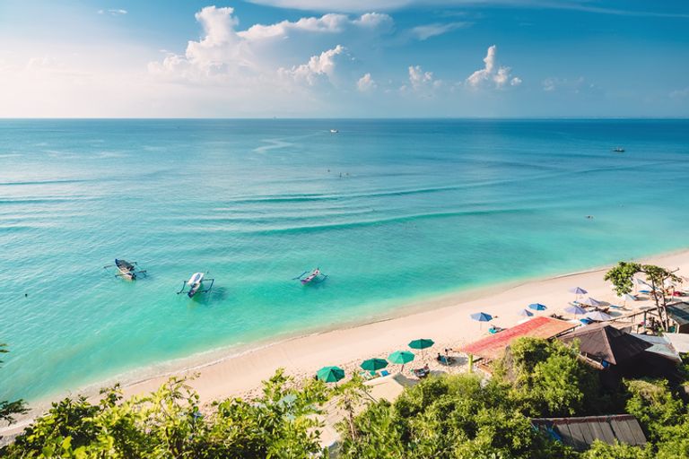 Tropical beach in Bali