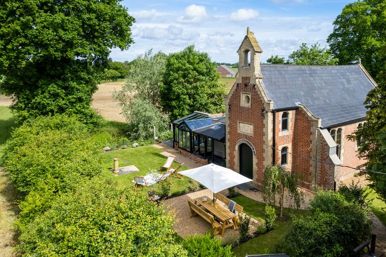 School House with garden